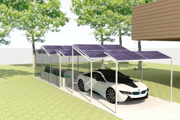 archstudio-architect-haarlem-carport-zonnepanelen-duurzaam Duurzame carport bij villa in Bloemendaal