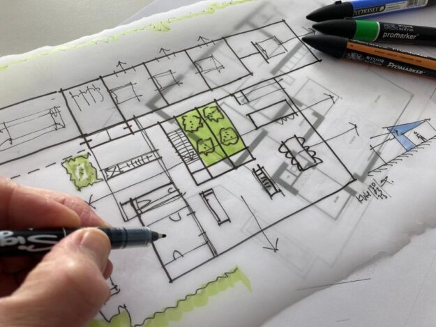 Schetsontwerp villa Heemstede