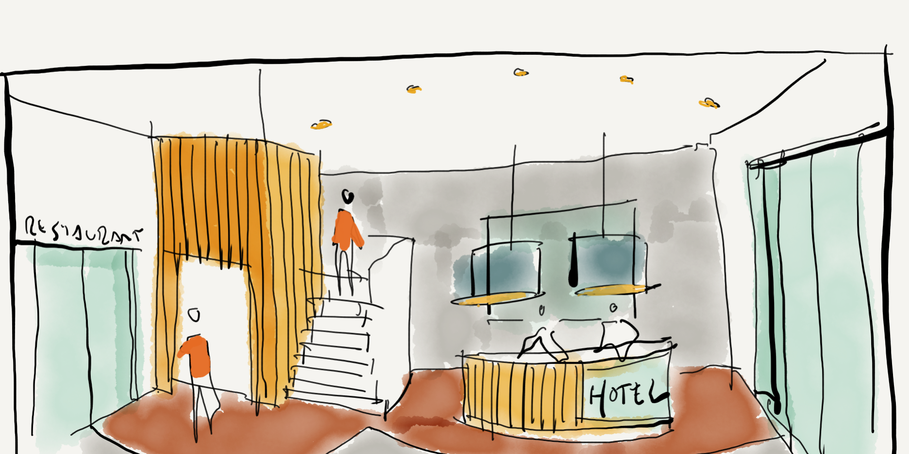 interieur hotel receptie