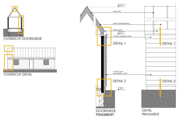 archstudio-architect-haarlem-bijgebouw-bloemendaal-details bijgebouw villa bloemendaal