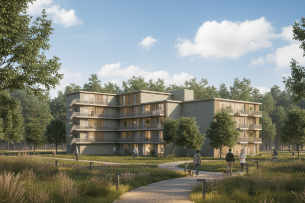 archstudio-architect-haarlem-appartementen-overdag-zuid appartementencomplex